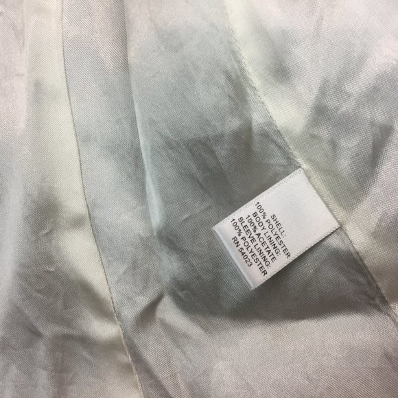 Banana Republic Gray Single Breasted Trench Coat - Picture 7 of 7